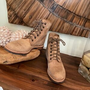 Nisolo All - Weather Amalia  Leather Boot in Tan “Tobacco”, Size 5